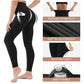 Figurformende High-Waist-Trainingsleggings zur Po-Lifting und Bauchweg mit Seitentasche cetaut