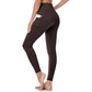 Figurformende High-Waist-Trainingsleggings zur Po-Lifting und Bauchweg mit Seitentasche cetaut