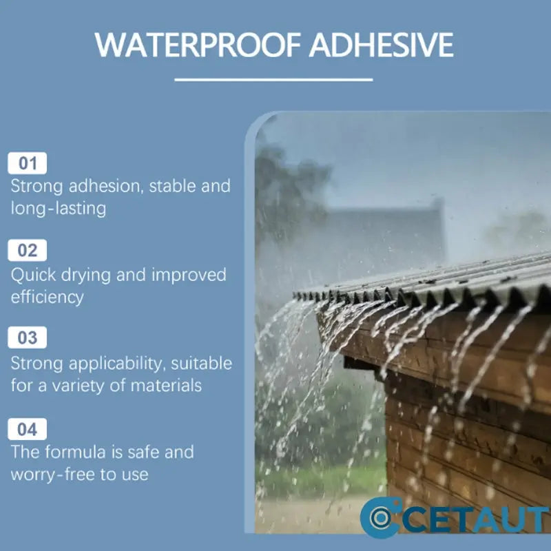 🏠Kaufen Sie 3 und geben Sie 2💦Vielseitiger, schnell trocknender, transparenter, wasserfester Klebstoff cetaut