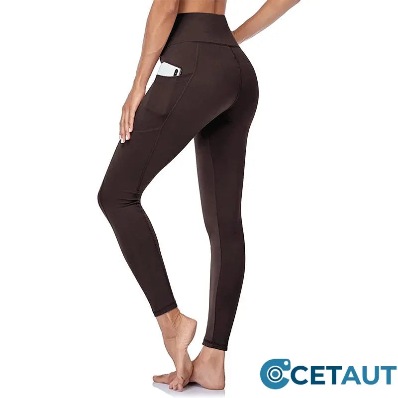 2025 SCHNÄPPCHEN 50% RABATT🌸Hohe Taille Po-Lifting Bauch-Kontrolle Formende Workout-Leggings mit Seitentasche cetaut