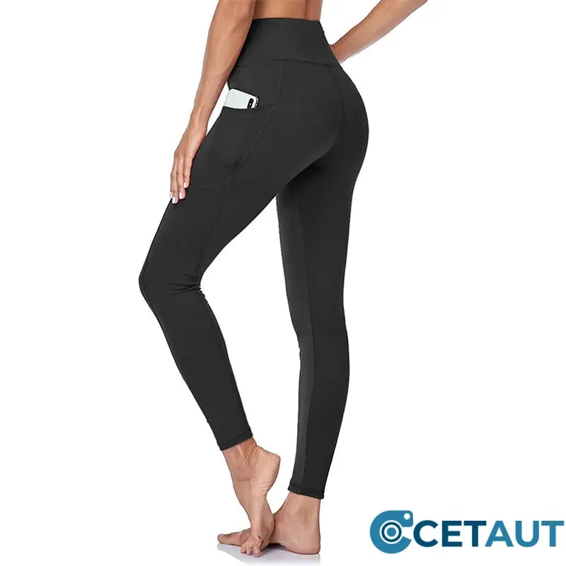 2025 SCHNÄPPCHEN 50% RABATT🌸Hohe Taille Po-Lifting Bauch-Kontrolle Formende Workout-Leggings mit Seitentasche cetaut