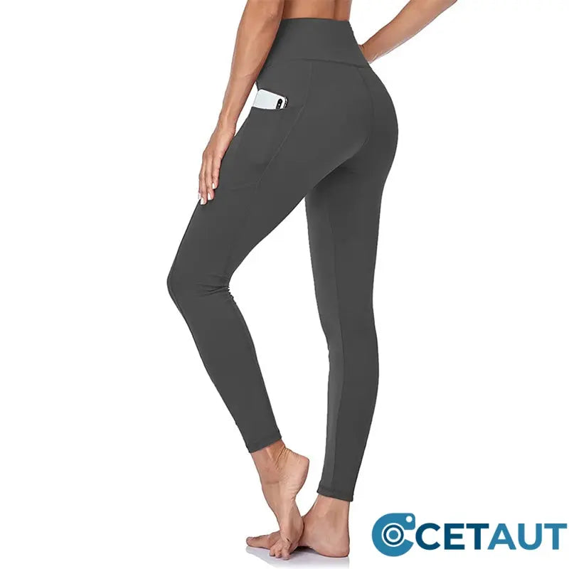 2025 SCHNÄPPCHEN 50% RABATT🌸Hohe Taille Po-Lifting Bauch-Kontrolle Formende Workout-Leggings mit Seitentasche cetaut