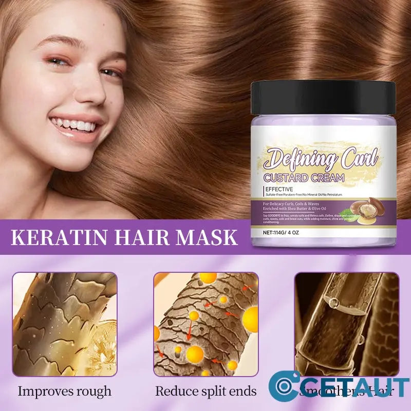 🔥Lockenverstärkender, pflegender und reparierender Conditioner🌟 cetaut