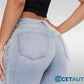 Lockere Jeans mit mittelhohem bis niedrigem Bund-Bequeme cetaut