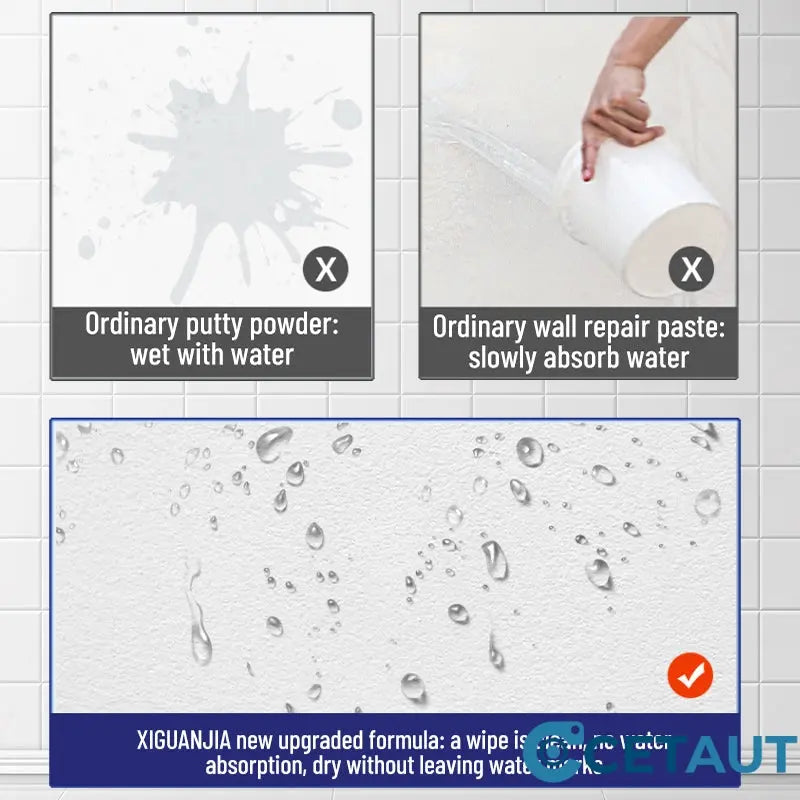 🛡️🌿Limited Time Offer: Buy 3 Get 1 Free💧Schnelle Wandreparatur – wasserdicht, schimmelresistent und sicher! cetaut