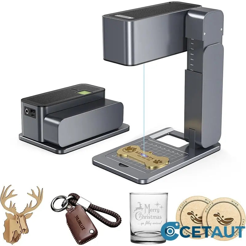 🔥KOSTENLOSER VERSAND & DIY🔥 Präzision trifft Portabilität: Ihr mobiler Industriestandard-Mini-Lasergravierer cetaut