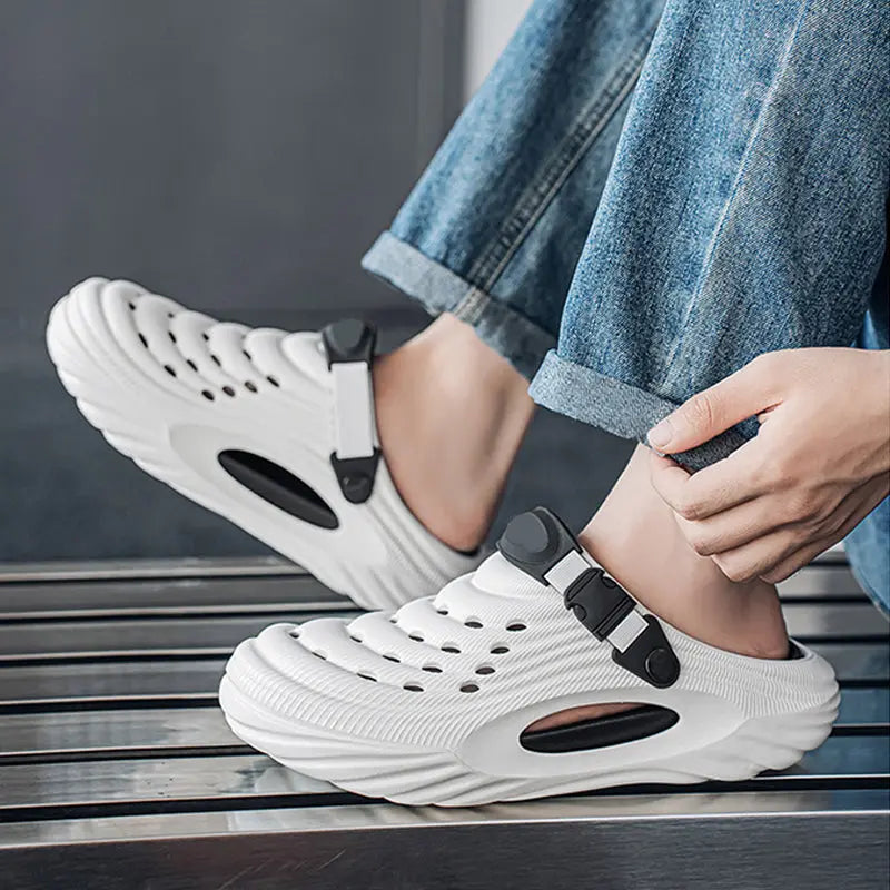 🔥Sommer-Schnäppchen🔥Atmungsaktive, leichte und rutschfeste Unisex-Crocs cetaut