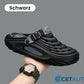 ✈️Atmungsaktive Slip-On-Sandalen für Herren👣Zwei Arten, ein Paar Schuhe zu tragen👣 cetaut