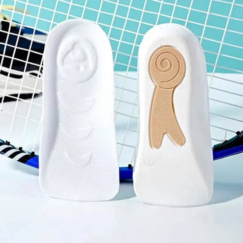 👟 Anti-Rutsch Höhenerhöhende Einlegesohlen (1.5-3.5cm) | Dual Protection + Snail Silicon | Waschbar & Ergonomisch cetaut