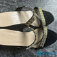 🔥Trendige Keilsandalen mit Kristallverzierung für Damen cetaut
