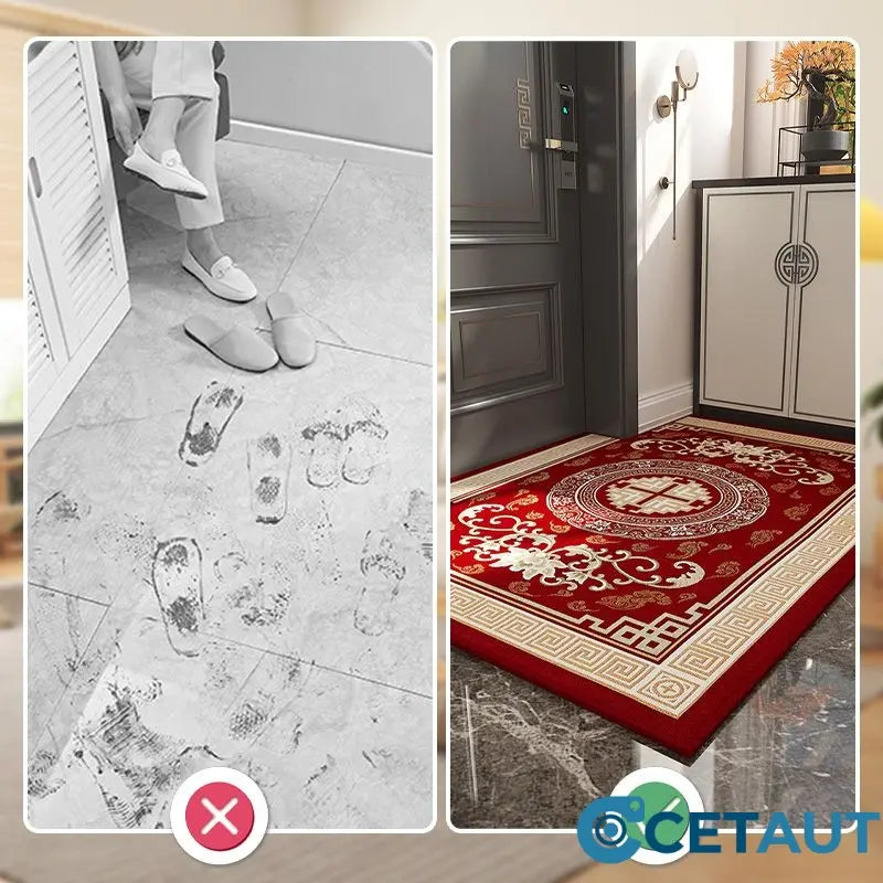 Tolles Geschenk! Luxuriöser rutschfester Fußabtreter Teppich cetaut