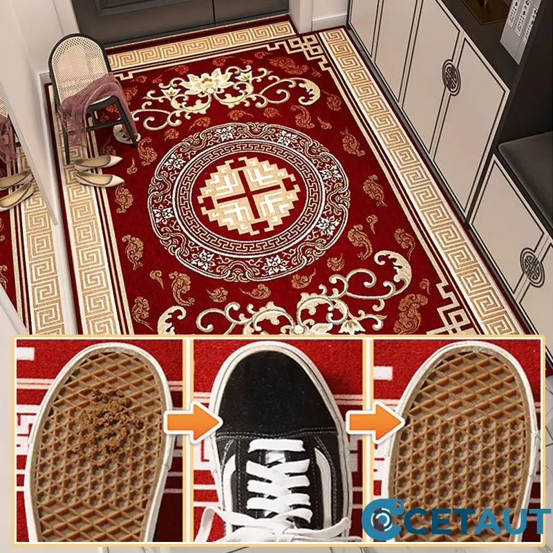 Tolles Geschenk! Luxuriöser rutschfester Fußabtreter Teppich cetaut