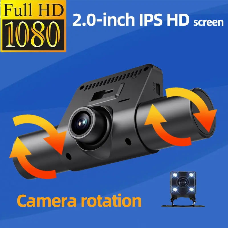 🚘 Begrenzte Zeit halber Preis - 1080P 4 Kanal Autokamera mit Nachtsicht cetaut