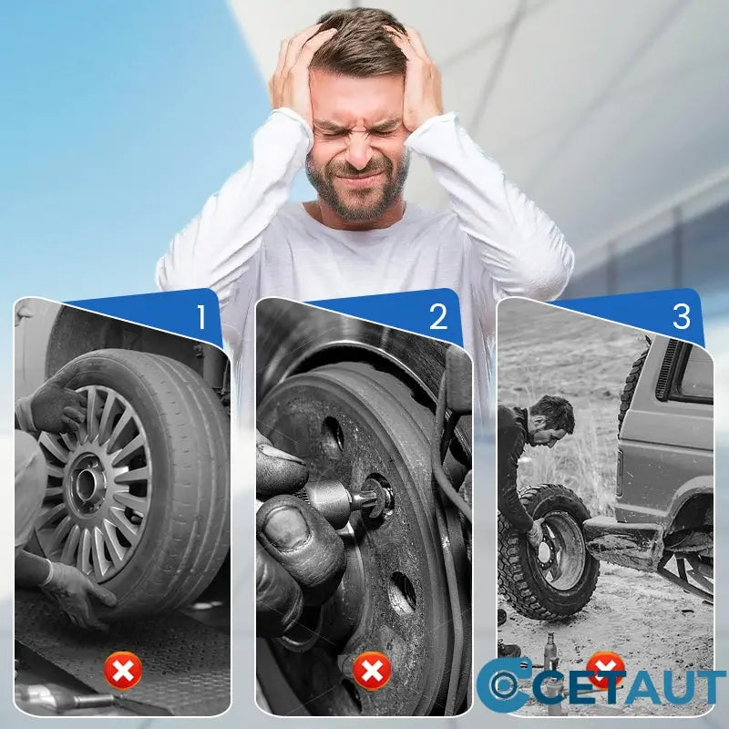 Multifunktions-Autoreifenschrauben-Entfernungswerkzeug 4 in 1 cetaut