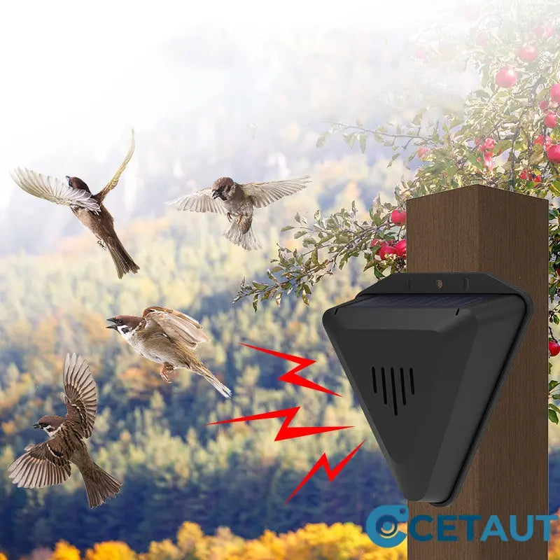 Wasserdichter Solar-Vogelabwehr für den Außenbereich cetaut
