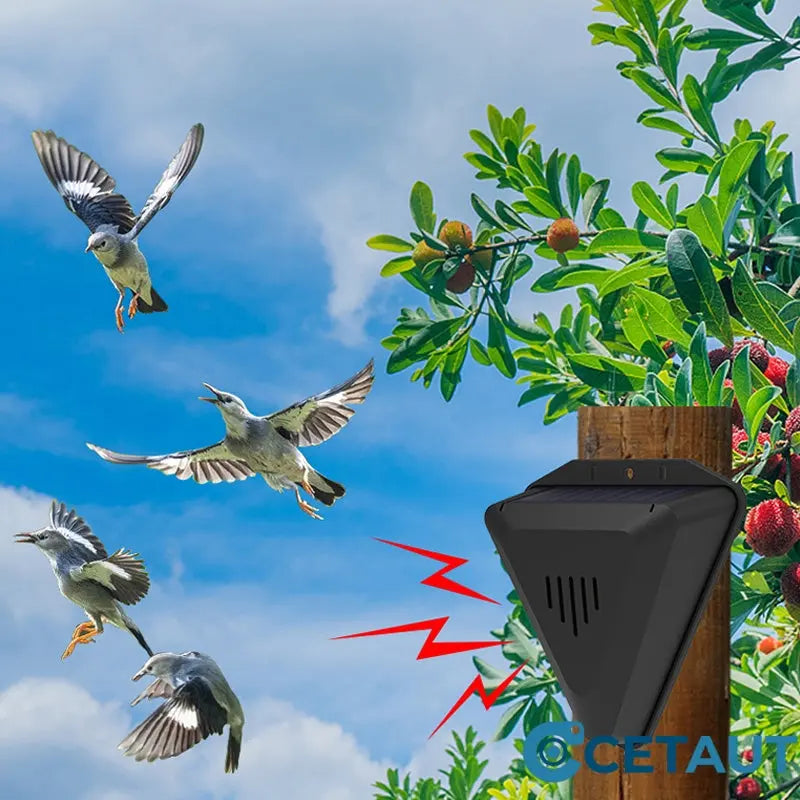 Wasserdichter Solar-Vogelabwehr für den Außenbereich cetaut