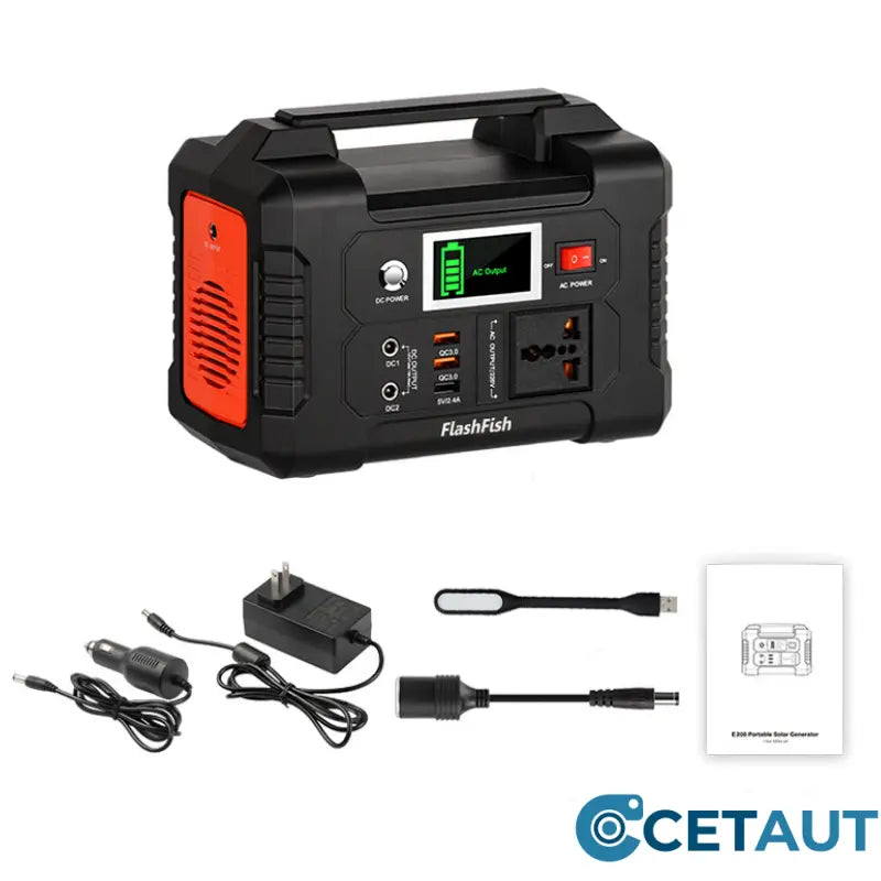 200W Portable Power Station with Display cetaut