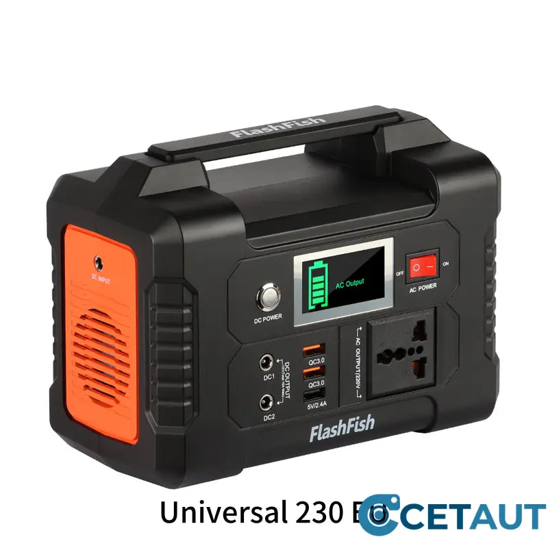 200W Portable Power Station with Display cetaut
