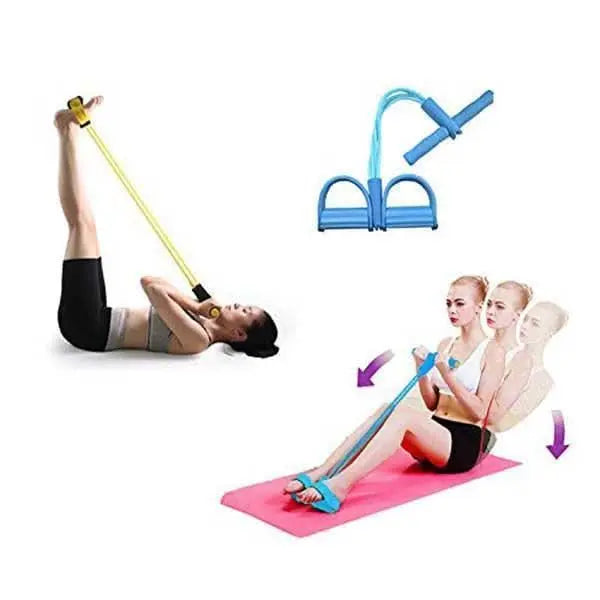 🔥2025 Heißer Verkauf 50 % RABATT✨Bauchtrainer, Sit-Up Trainingsgeräte Bodybuilding Expander Ganzkörpertrainer für Zuhause 6 Tubes Elastische Zugseil Multifunktions-Leg-Exerciser für Fitness Abnehmen Training Yoga cetaut