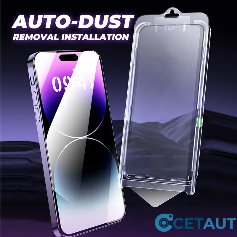HD Displayschutzfolie für iPhone Serie - Automatische Staubentfernung Installation cetaut