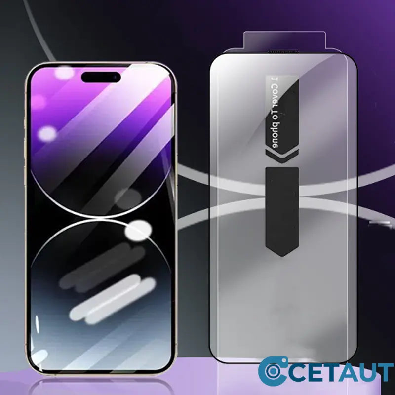 HD Displayschutzfolie für iPhone Serie - Automatische Staubentfernung Installation cetaut