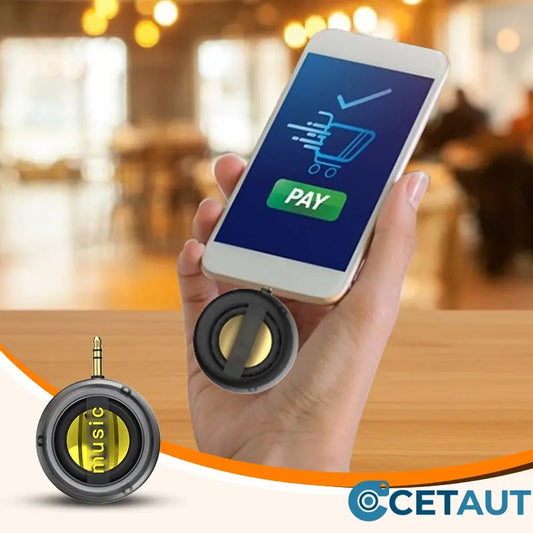 🎵【Plug & Play】Tragbarer Handy-Lautsprecher - Verstärkt Musik & Anrufe sofort! 🔊 cetaut