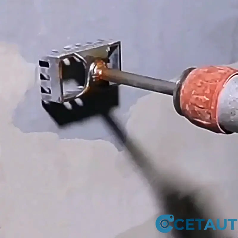 ✨Präzision auf den Punkt gebracht – Ihr Schlüssel zu perfekten Wandöffnungen! 🔧Quadratisches Installationswandstanzartefakt, gehärtet und verschleißfest cetaut