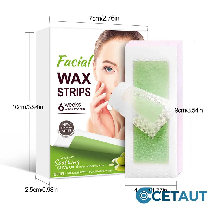👉Glatt wie Seide, stark wie Wachs – 28 Tage ohne🔥  Rasieren50% RABATT🔥  auf 90er Pack Wachsstreifen zur Haarentfernung – Jetzt glatte Haut genießen! cetaut