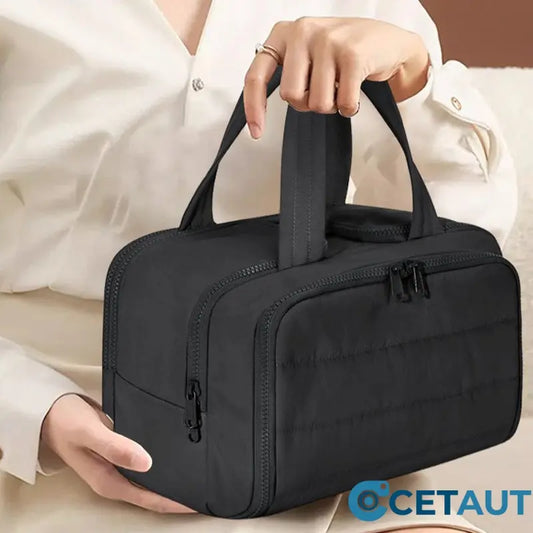 🌟 Stylische Kosmetiktasche mit cleveren Fächern – perfekt für Reisen & Make-up! cetaut