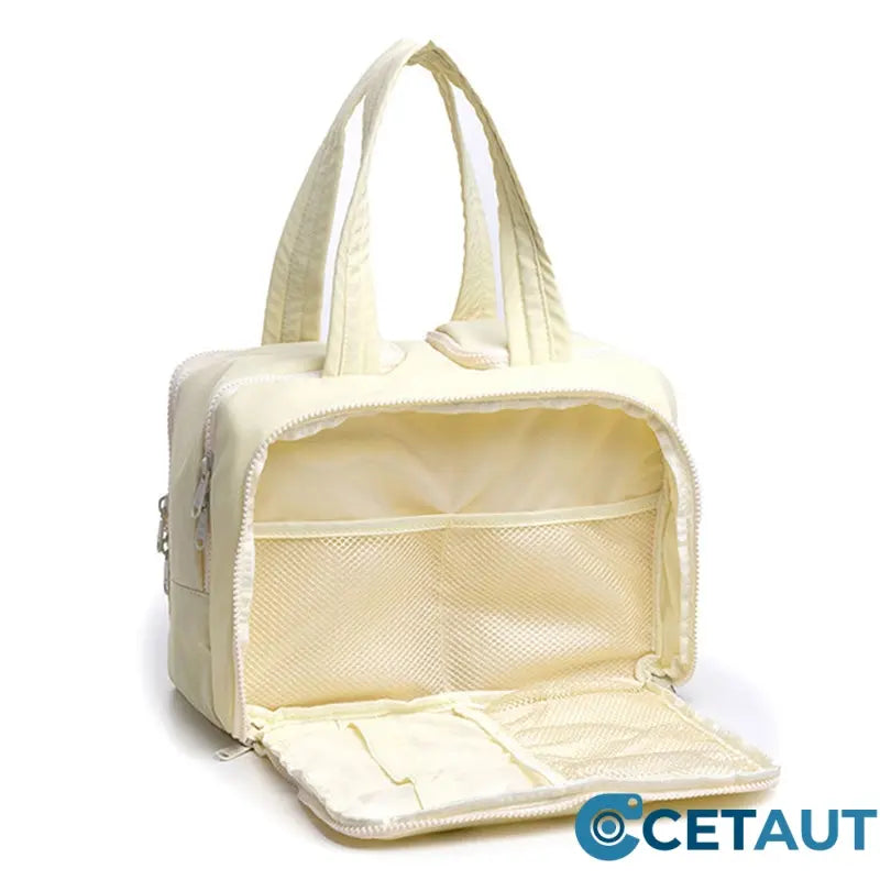 🌟 Stylische Kosmetiktasche mit cleveren Fächern – perfekt für Reisen & Make-up! cetaut