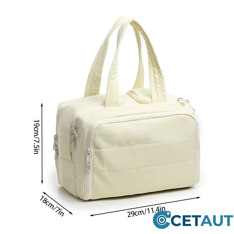 🌟 Stylische Kosmetiktasche mit cleveren Fächern – perfekt für Reisen & Make-up! cetaut