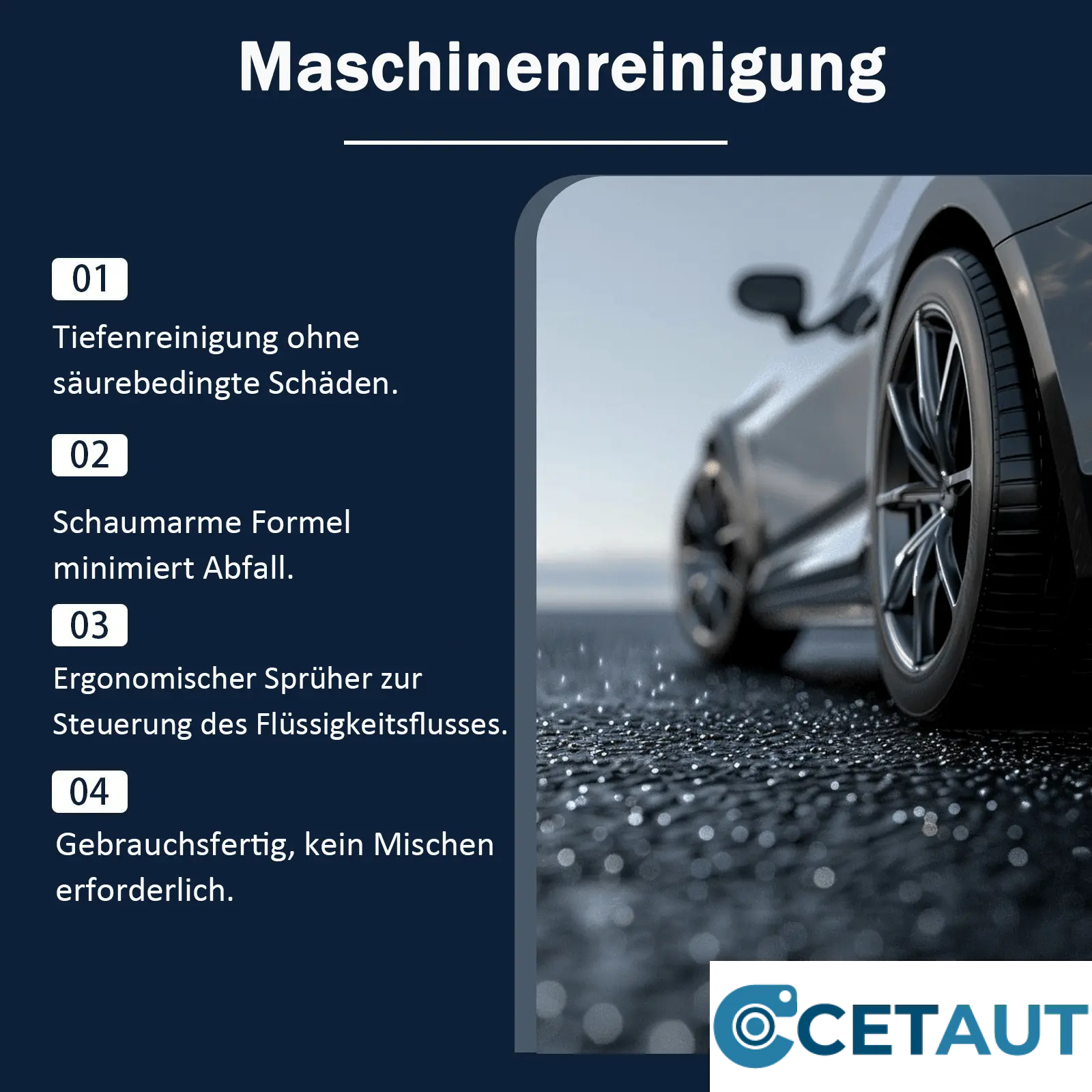 ✨Kaufen Sie mehr und erhalten Sie mehr Rabatte 🔥Nicht-korrosiver Mehrzweckreiniger cetaut