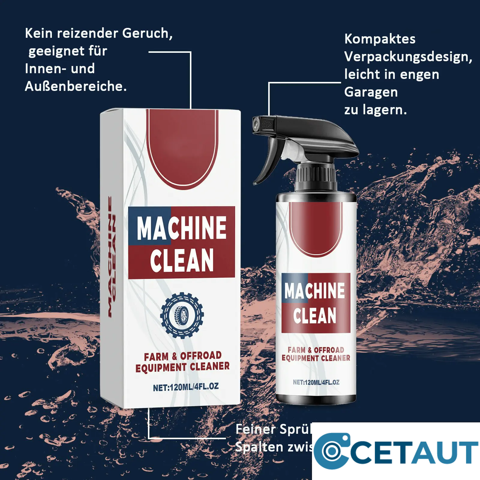 ✨Kaufen Sie mehr und erhalten Sie mehr Rabatte 🔥Nicht-korrosiver Mehrzweckreiniger cetaut