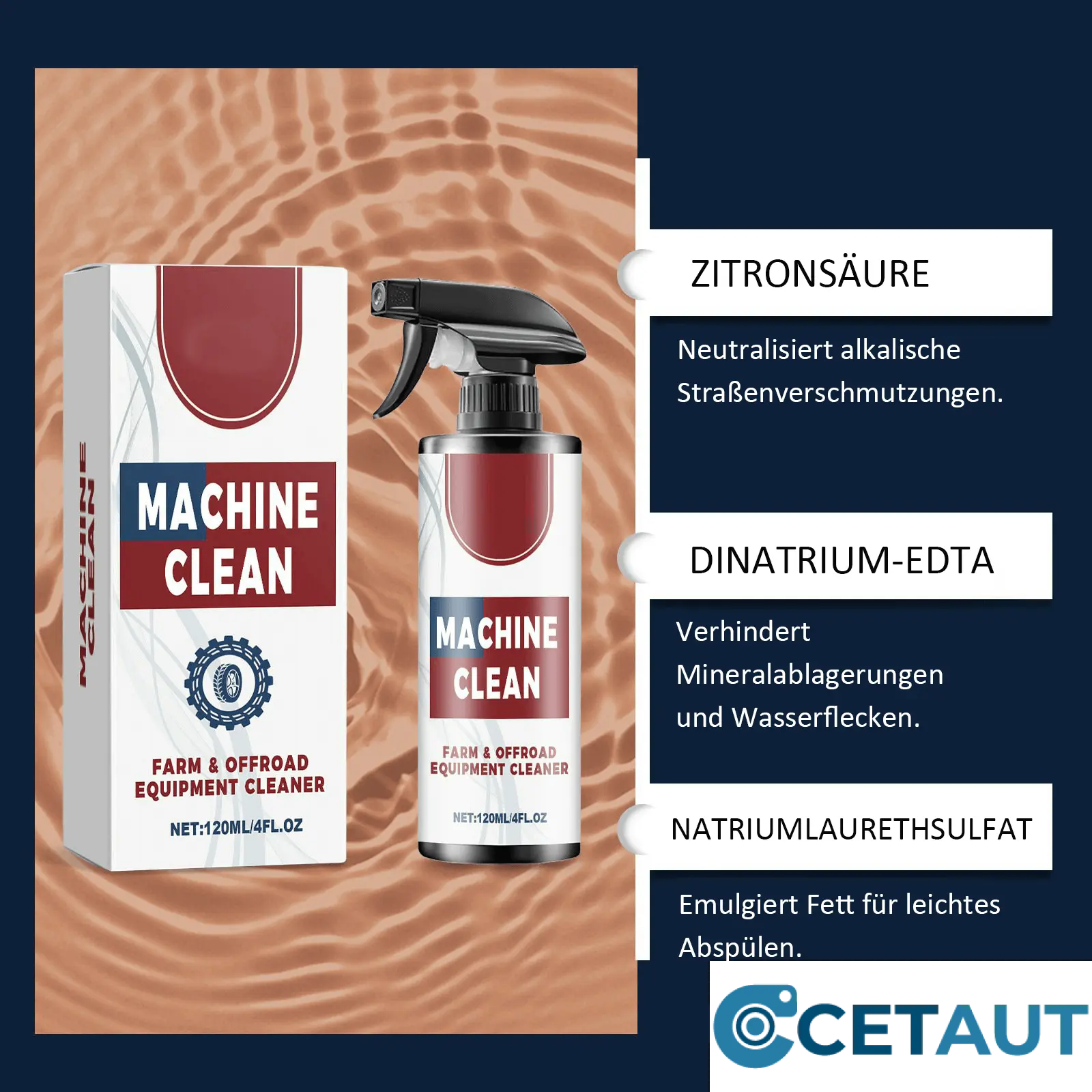 ✨Kaufen Sie mehr und erhalten Sie mehr Rabatte 🔥Nicht-korrosiver Mehrzweckreiniger cetaut