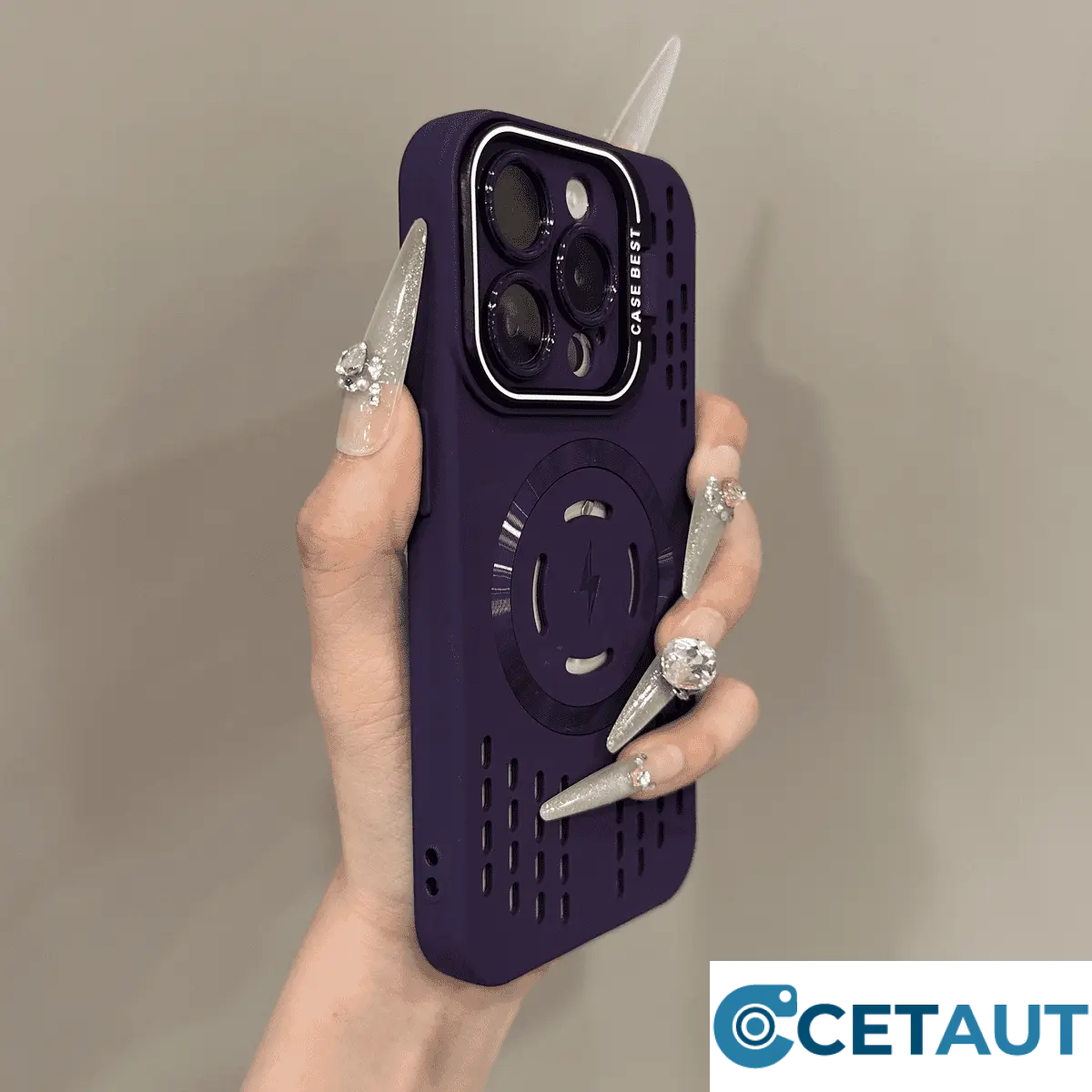 Kühl. Stabil. Modular🔥🔋Weiche Silikon-Sicherheitsschutzhülle mit blitzschneller magnetischer Ladehülle für das iPhone 📱💎 cetaut