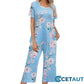 💐Wohlfühlen in Blumenpracht – Dein Alltag, Dein Stil. Damen-Print-Oberteil & Hose Nachtwäsche-Set cetaut