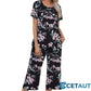 💐Wohlfühlen in Blumenpracht – Dein Alltag, Dein Stil. Damen-Print-Oberteil & Hose Nachtwäsche-Set cetaut