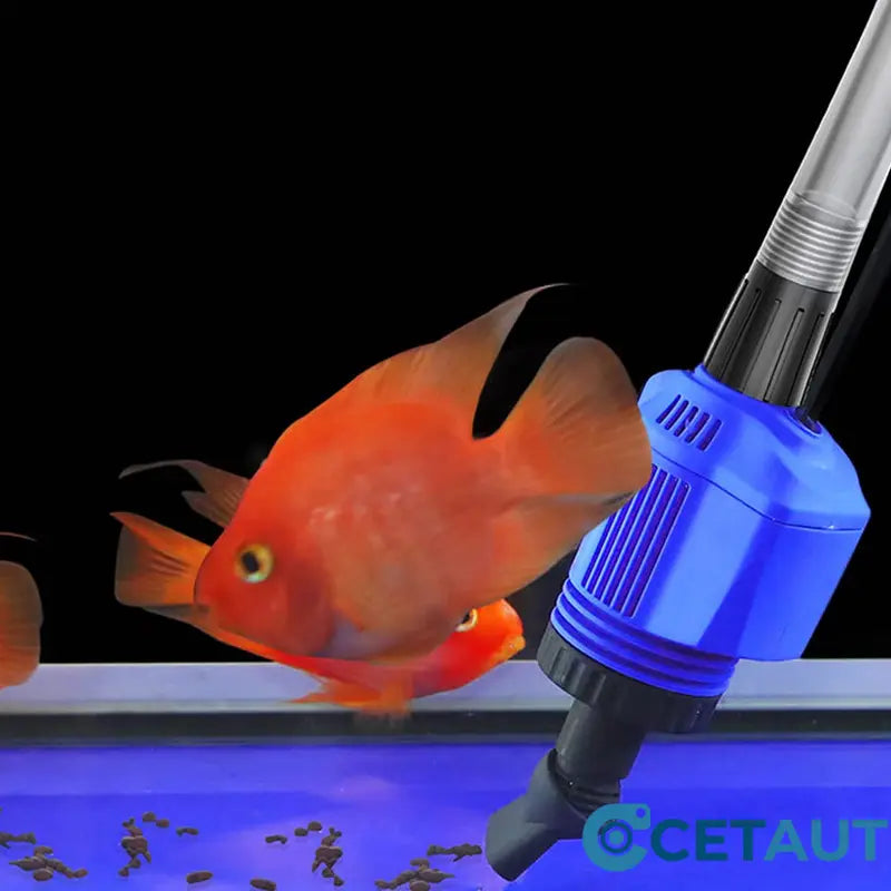 ✨ Sauberes Aquarium, mühelos in 3 Minuten! ✨Elektrischer Saugnapf-Aquarium-Wasserwechsler-Filterreiniger Nein cetaut