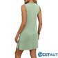 Architektonische Eleganz trifft Alltagstauglichkeit-Trägerkleid im Mini-Look mit V-Ausschnitt für Damen cetaut