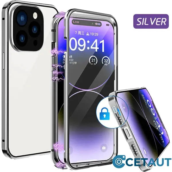 🛡️ Dein iPhone überlebt alles📱 iPhone Magnetische Allseitige Anti-Fall-Hülle cetaut