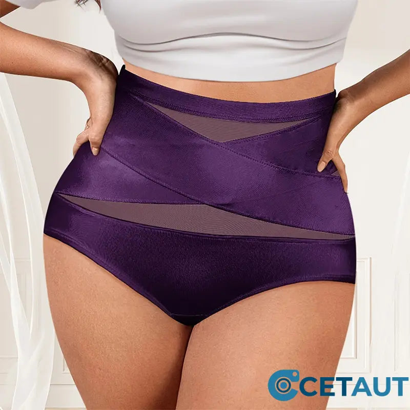 🌟Unsichtbare Formung, spürbare Freiheit🤱Damen Unterwäsche mit hoher Taille und Bauchkontrolle cetaut