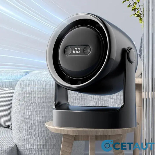 🌬️Leise. Frisch. Immer bereit-3-in-1 LED-Licht & integrierter Aromatherapie-Diffuser leiser Mini-Ventilator cetaut