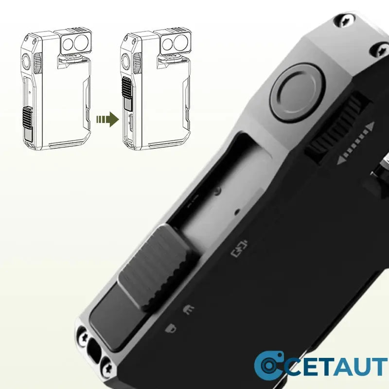 🔦G5 EDC – Licht, das mitdenkt. Für Abenteuer, die keine Kompromisse kennen-Tragbare Mini-Taschenlampe mit drehbarem Kopf cetaut