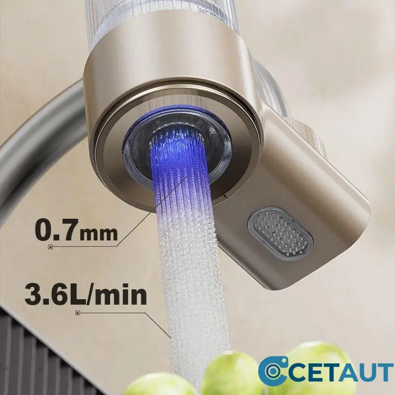 💧TÜV-geprüft: Sauberes Wasser, einfach drehen – für Kaffee, Babybrei & plastikfreies Wasserhahn-Wasserfilter cetaut