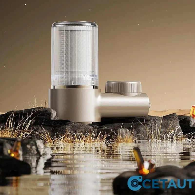 💧TÜV-geprüft: Sauberes Wasser, einfach drehen – für Kaffee, Babybrei & plastikfreies Wasserhahn-Wasserfilter cetaut
