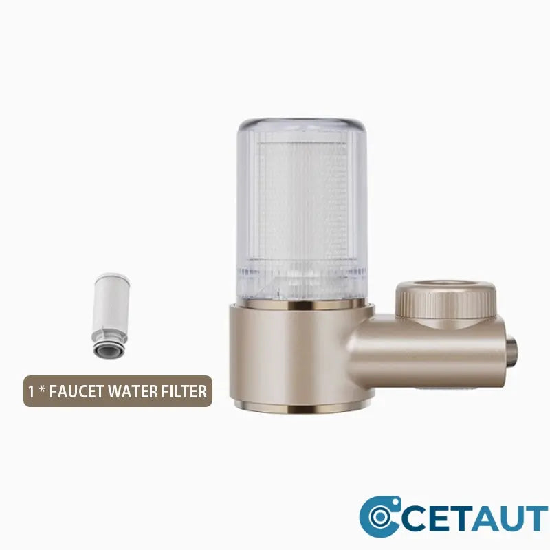 💧TÜV-geprüft: Sauberes Wasser, einfach drehen – für Kaffee, Babybrei & plastikfreies Wasserhahn-Wasserfilter cetaut