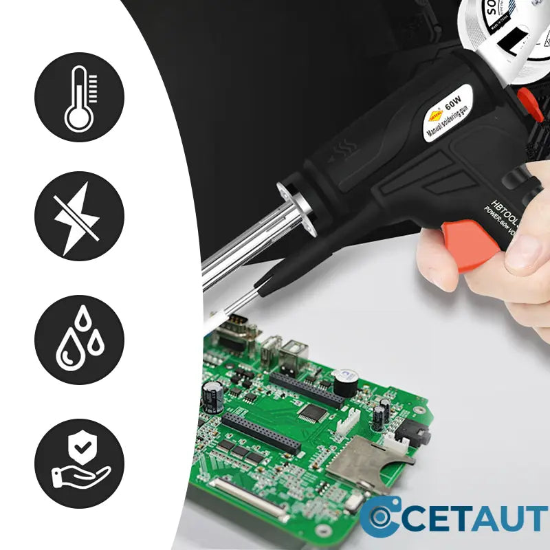 🔥 Präzision in 3 Sekunden – Löten wie ein Profi-Efficient Handheld Soldering Gun Set cetaut