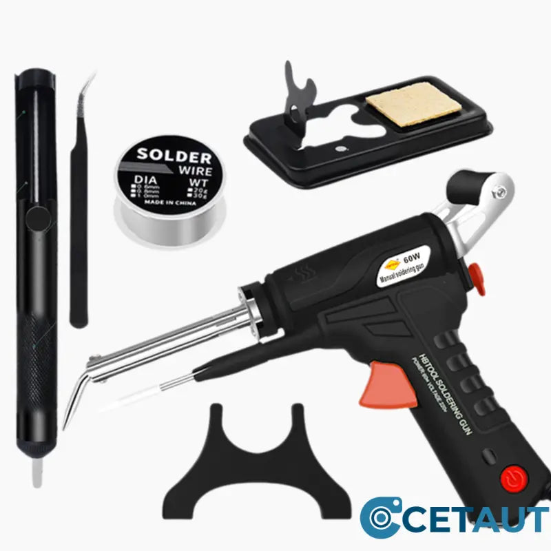 🔥 Präzision in 3 Sekunden – Löten wie ein Profi-Efficient Handheld Soldering Gun Set cetaut