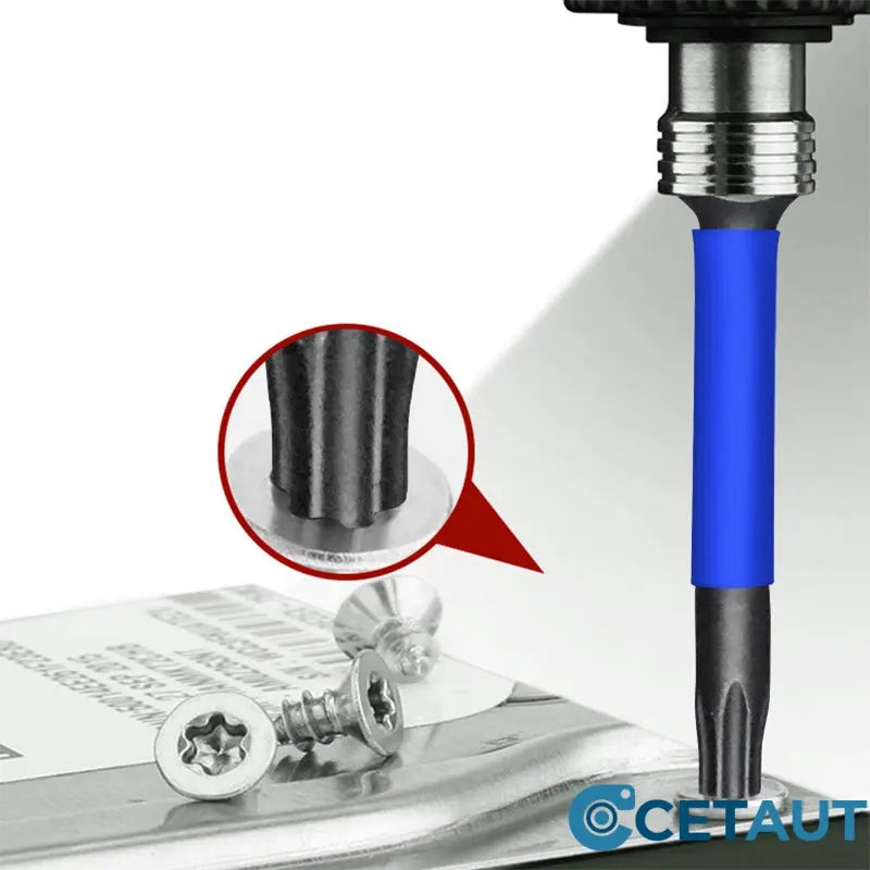 🧲 Magnetischer Schraubendreher-Set mit Phillips & Torx – 15-teilig | Robuste Bits + Schnellwechsel-System ⚡ cetaut