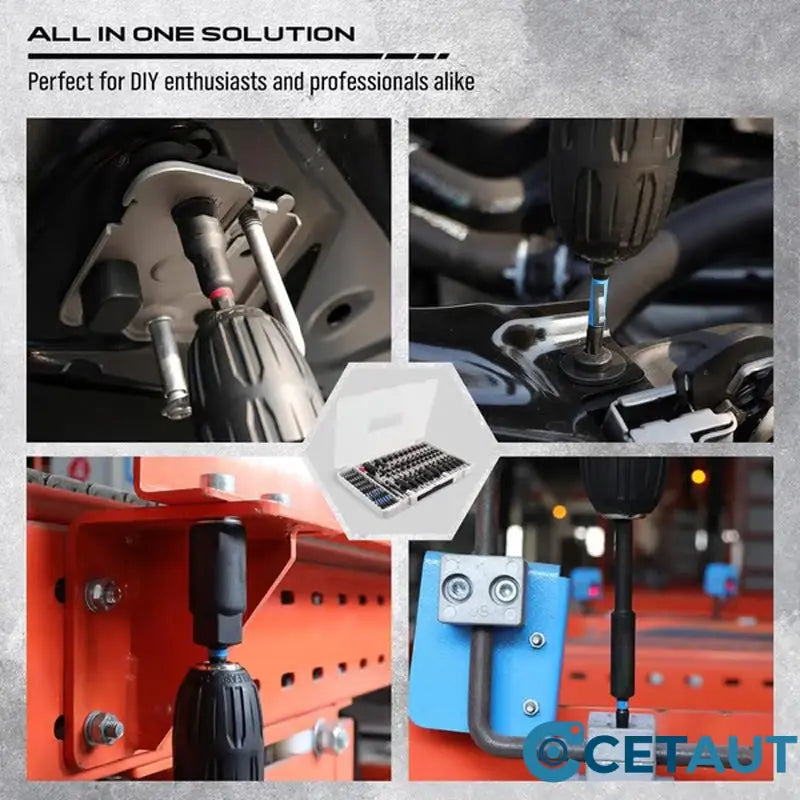 🧲 Magnetischer Schraubendreher-Set mit Phillips & Torx – 15-teilig | Robuste Bits + Schnellwechsel-System ⚡ cetaut